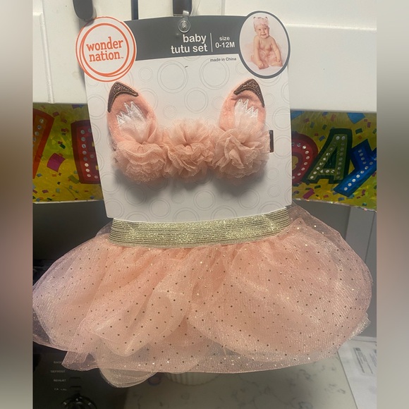 Pink Fox Tutu Set - Picture 4 of 4